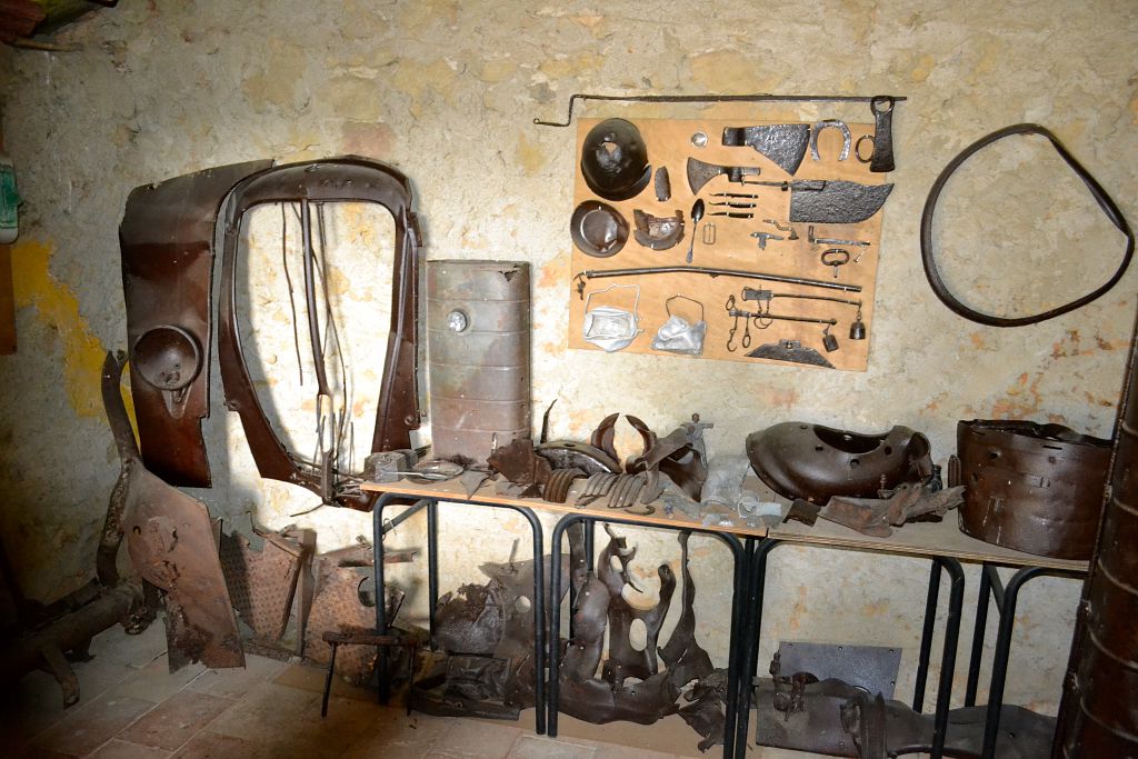 Les objets retrouvés au maquis de Meilhan